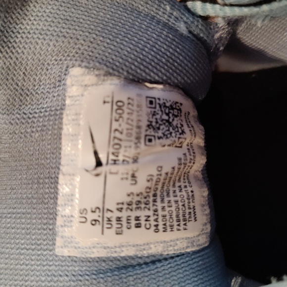 Nike Air Zoom Pegasus 39 tie dye effect gray purple orange and blue  size 9.5 - Picture 10 of 11